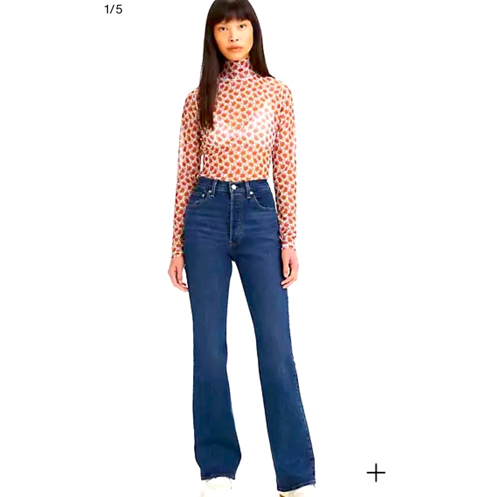 Levis Ribcage Boot Cut Jeans